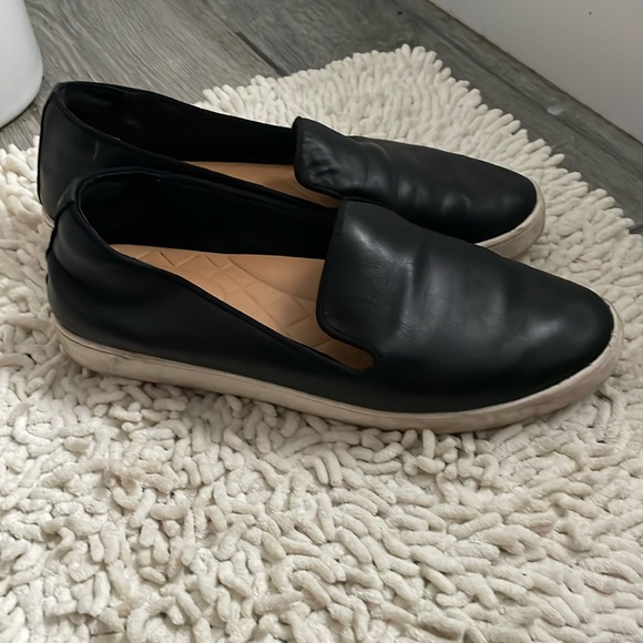 Birdies Shoes - Birdies | Swift Black Leather Slip On Sneakers Size 10.5